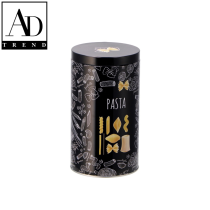 AD TREND - BARATTOLO LATTA+COPERCHIO ASSORTITO 2 DECORI DIAM CM.11xH19