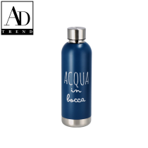 AD TREND - BORRACCIA ACCIAIO ASSORTITA 3 COLORI 500ML DIAM CM 6 x H 24