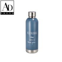 AD TREND - BORRACCIA ACCIAIO ASSORTITA 3 COLORI 500ML DIAM CM 6 x H 24