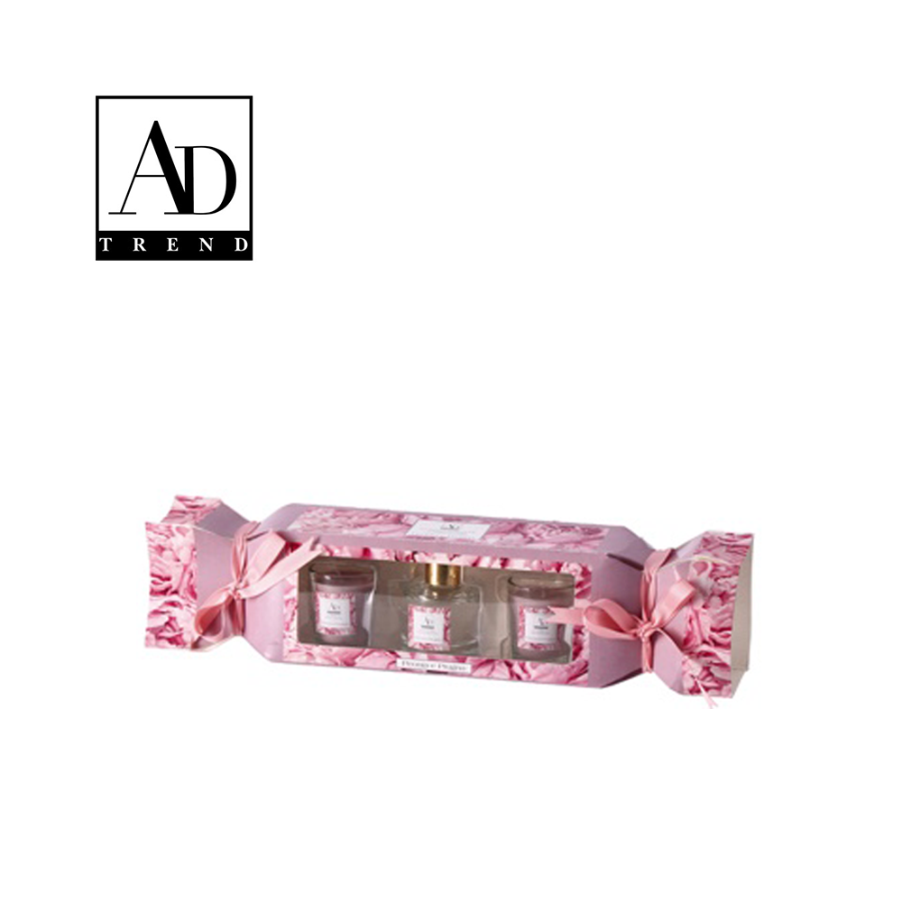 AD TREND - KIT PROF DIFFUSORE + 2 CANDELE A 4 FRAGRANZE 50ML 2X35GR