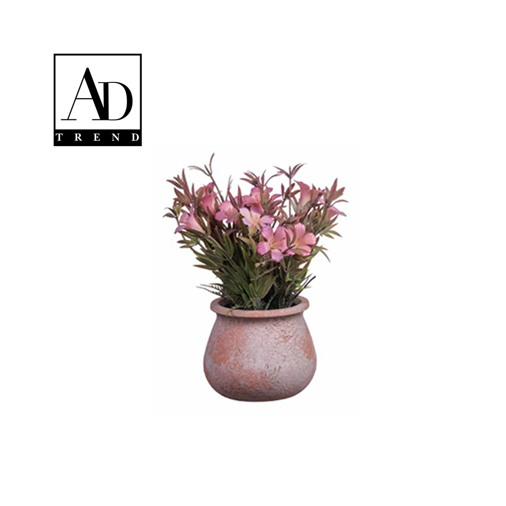 AD TREND - VASO+FIORI FINTI PER DECORAZIONE AD TREND - VASO+FIORI FINTI PER DECORAZIONE