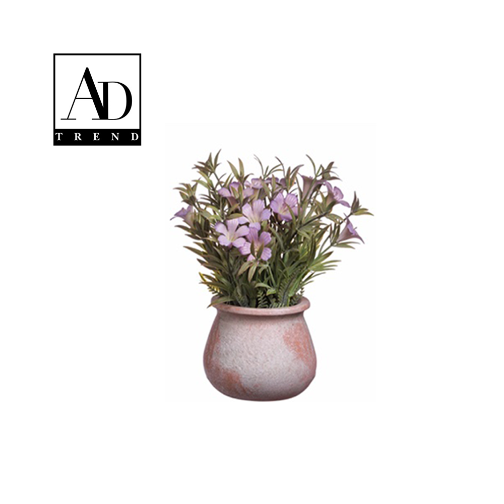 AD TREND - VASO+FIORI FINTI PER DECORAZIONE AD TREND - VASO+FIORI FINTI PER DECORAZIONE