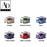 AD TREND - CANDELA PROFUMATA CON VASETTO VETRO VARIE FRAGRANZE