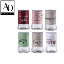 AD TREND - BARATTOLO VETRO+ACCIAIO