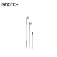 ISNATCH - AURICOLARE CON MICROFONO PER SMARTPHONE 3,5MM 1,2M