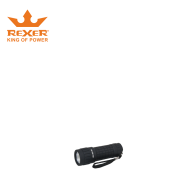 REXER - TORCIA LED COB 2W IN GOMMA ANTISCIVOLO COMPATTA NERA