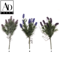 AD TREND - RAMOSCELLO LAVANDA ASSORTITO 3 COLORI CM.34