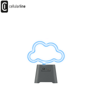 CELLULARLINE - NEON BEAT MINI SPEAKER BLUETOOTH CON LUCE LED - NUVOLA