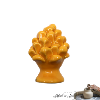 PIGNA IN CERAMICA VARIE COLORAZIONI H 7 CM - LAVORATO E DIPINTO A MANO "MADE IN SICILY"