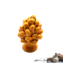 PIGNA IN CERAMICA VARIE COLORAZIONI H 7 CM - LAVORATO E DIPINTO A MANO "MADE IN SICILY"