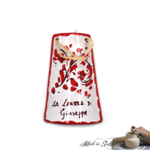 TEGOLINA IN CERAMICA H 9 CM - LAVORATO E DIPINTO A MANO "MADE IN SICILY"