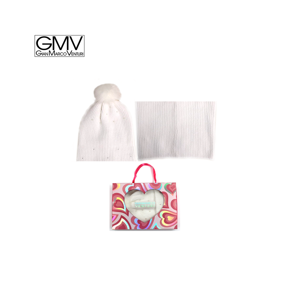 GIANMARCO VENTURI - SET BIMBA CAPPELLO + SCALDACOLLO ROSA IN CONFEZIONE REGALO GIANMARCO VENTURI - SET BIMBA CAPPELLO + SCALDACOLLO ROSA IN CONFEZIONE REGALO