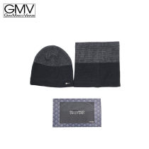 GIANMARCO VENTURI - SET UOMO CAPPELLO + SCALDACOLLO IN CONFEZIONE REGALO