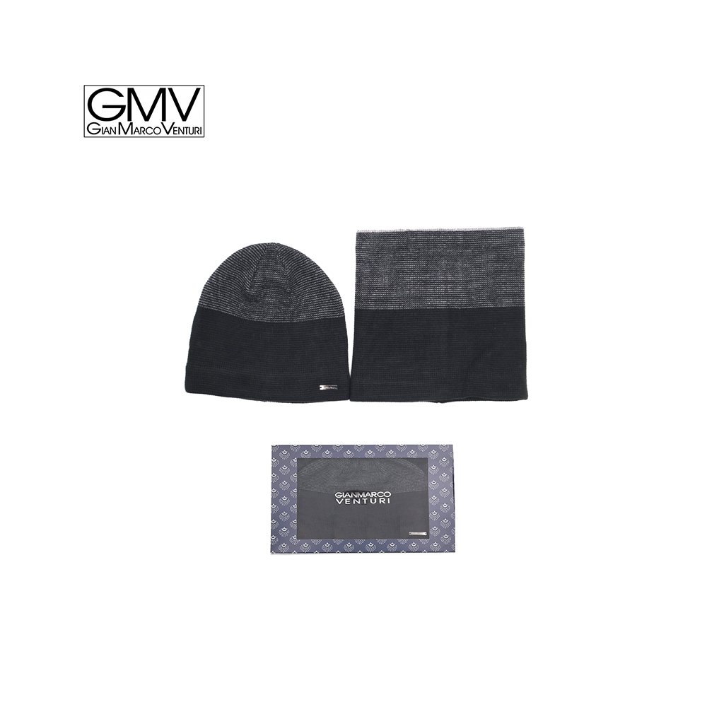 GIANMARCO VENTURI - SET UOMO CAPPELLO + SCALDACOLLO IN CONFEZIONE REGALO GIANMARCO VENTURI - SET UOMO CAPPELLO + SCALDACOLLO IN CONFEZIONE REGALO