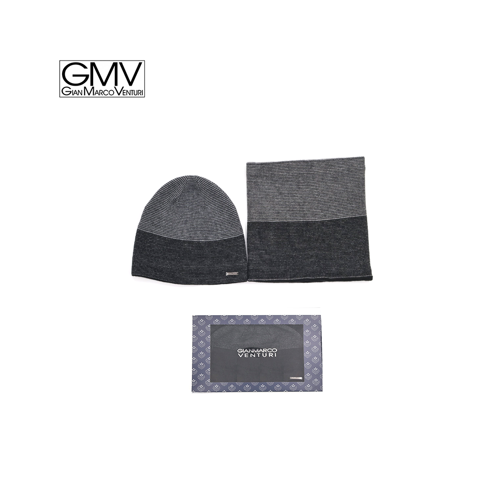 GIANMARCO VENTURI - SET UOMO CAPPELLO + SCALDACOLLO IN CONFEZIONE REGALO GIANMARCO VENTURI - SET UOMO CAPPELLO + SCALDACOLLO IN CONFEZIONE REGALO