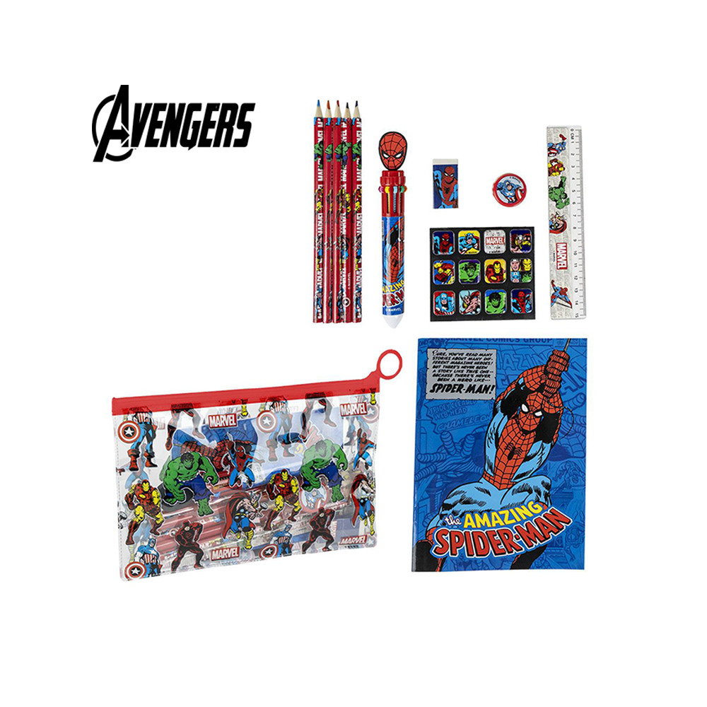 AVENGERS - SET CANCELLERIA SCOLASTICA EVA AVENGERS - SET CANCELLERIA SCOLASTICA EVA