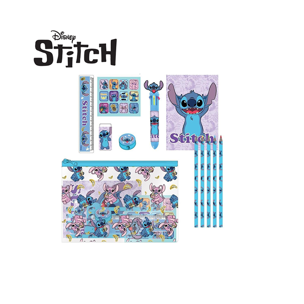 STITCH - SET CANCELLERIA SCOLASTICA EVA STITCH - SET CANCELLERIA SCOLASTICA EVA