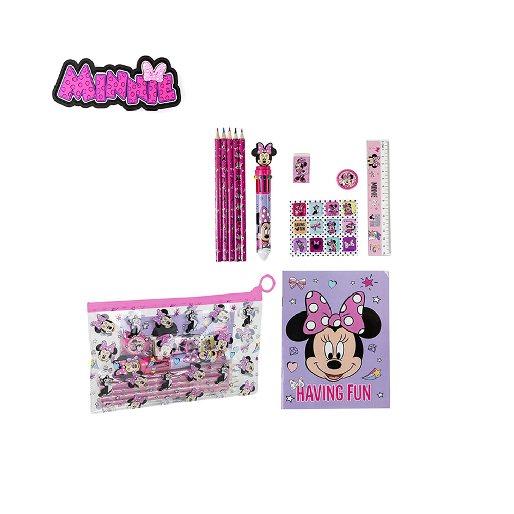 MINNIE - SET CANCELLERIA SCOLASTICA EVA MINNIE - SET CANCELLERIA SCOLASTICA EVA