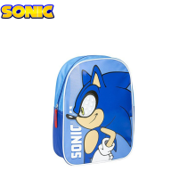 SONIC - ZAINO PER BAMBINI CON PERSONAGGIO APPLICATO