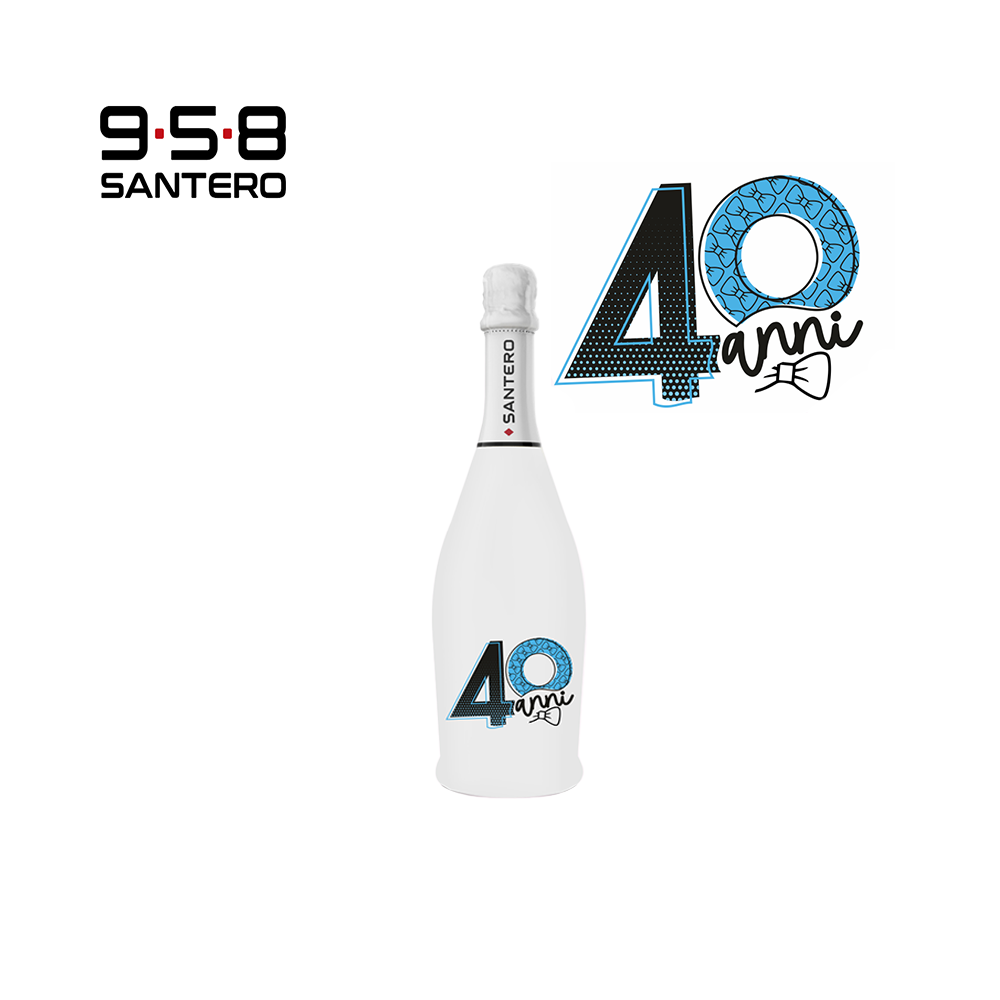 SANTERO 958 - SPUMANTE EXTRA DRY WHITE LT 0,75  BLU
