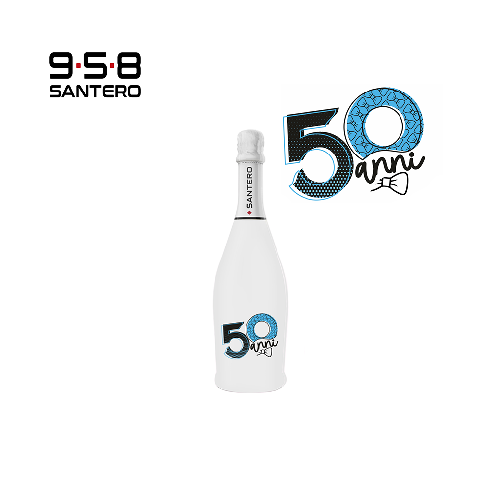 SANTERO 958 - SPUMANTE EXTRA DRY WHITE LT 0,75  BLU