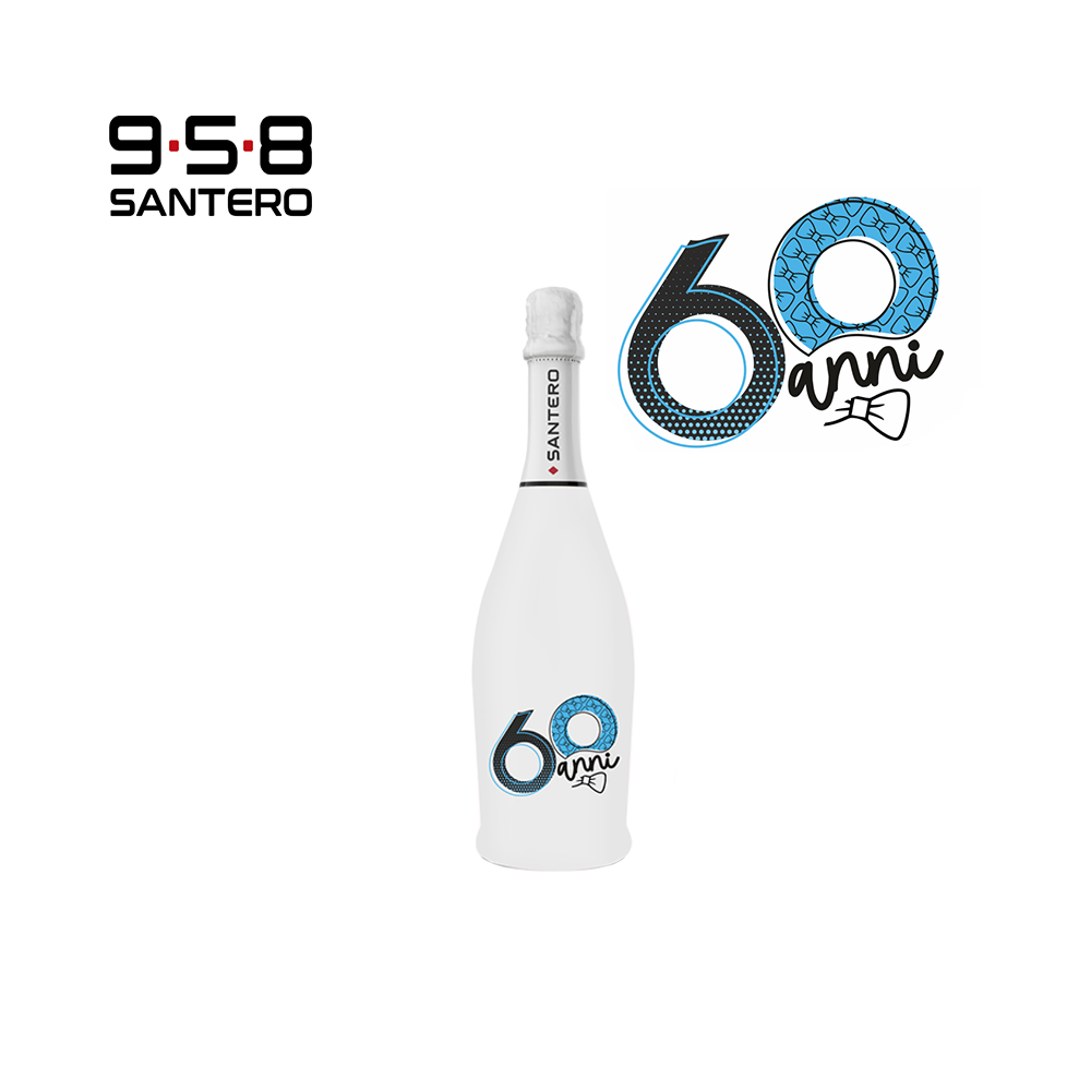 SANTERO 958 - SPUMANTE EXTRA DRY WHITE LT 0,75  BLU