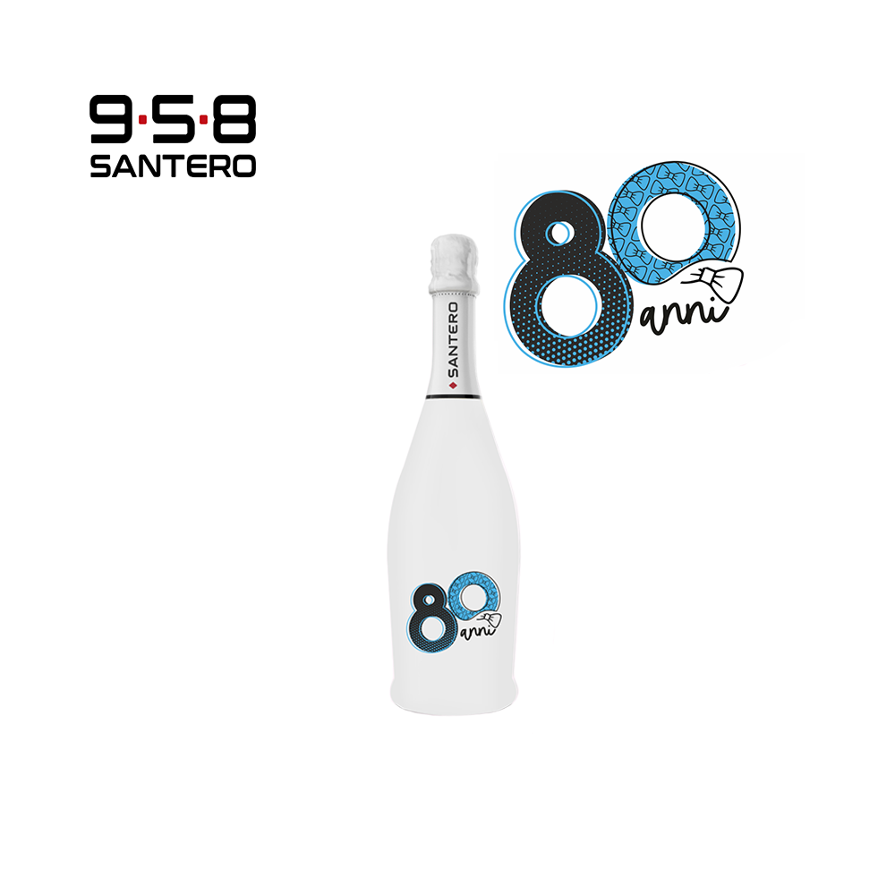 SANTERO 958 - SPUMANTE EXTRA DRY WHITE LT 0,75  BLU