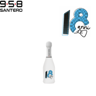SANTERO 958 - SPUMANTE EXTRA DRY WHITE LT 0,20 BLU