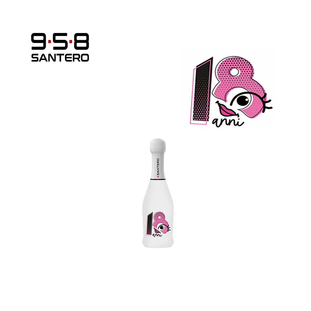 SANTERO 958 - SPUMANTE EXTRA DRY WHITE LT 0,20 ROSA
