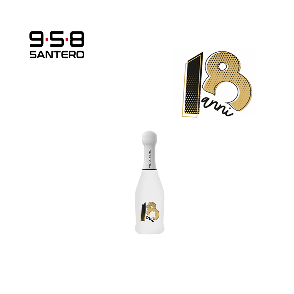 SANTERO 958 - SPUMANTE EXTRA DRY WHITE LT 0,20 ORO