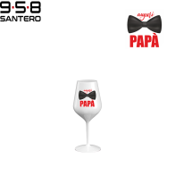 AUGURI PAPA' CALICE WINE COCKTAIL ABS BIANCO 470 CC