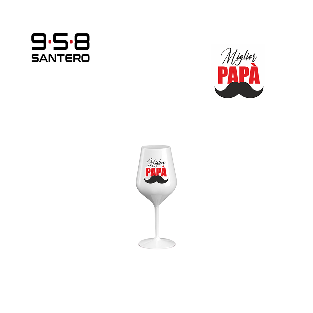MIGLIOR PAPA' CALICE WINE COCKTAIL ABS BIANCO 470 CC