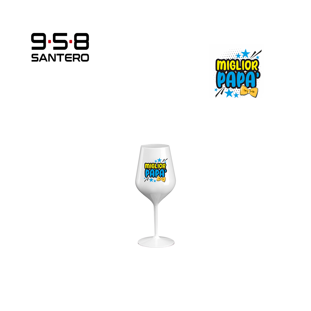 MIGLIOR PAPA' CALICE WINE COCKTAIL ABS BIANCO 470 CC