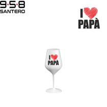 I LOVE PAPA' CALICE WINE COCKTAIL ABS BIANCO 470 CC