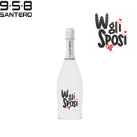 SANTERO 958 - SPUMANTE EXTRA DRY WHITE LT 0,75 W GLI SPOSI
