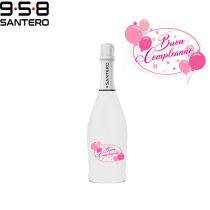 SANTERO 958 - SPUMANTE EXTRA DRY WHITE LT 0,75  BUON COMPLEANNO ROSA