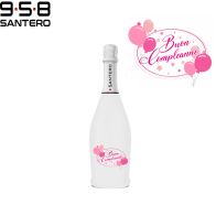 SANTERO 958 - SPUMANTE EXTRA DRY WHITE LT 0,75  BUON COMPLEANNO ROSA