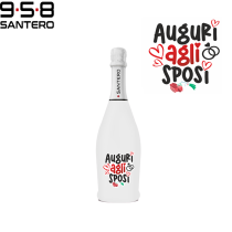 SANTERO 958 - SPUMANTE EXTRA DRY WHITE LT 0,75  AUGURI AGLI SPOSI