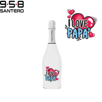 SANTERO 958 - SPUMANTE EXTRA DRY WHITE LT 0,75 I LOVE PAPA'