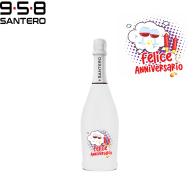 SANTERO 958 - SPUMANTE EXTRA DRY WHITE LT 0,75 FELICE ANNIVERSARIO