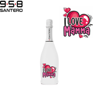 SANTERO 958 - SPUMANTE EXTRA DRY WHITE LT 0,75 I LOVE MAMMA