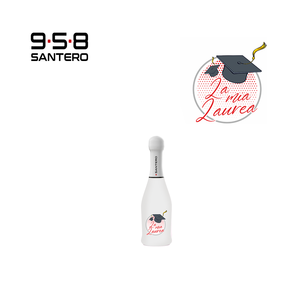 SANTERO 958 - SPUMANTE EXTRA DRY WHITE LT 0,20 LA MIA LAUREA