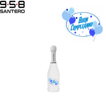 SANTERO 958 - SPUMANTE EXTRA DRY WHITE LT 0,20  BUON COMPLEANNO AZZURRO
