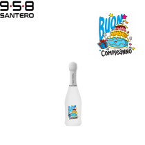 SANTERO 958 - SPUMANTE EXTRA DRY WHITE LT 0,20  BUON COMPLEANNO BLU