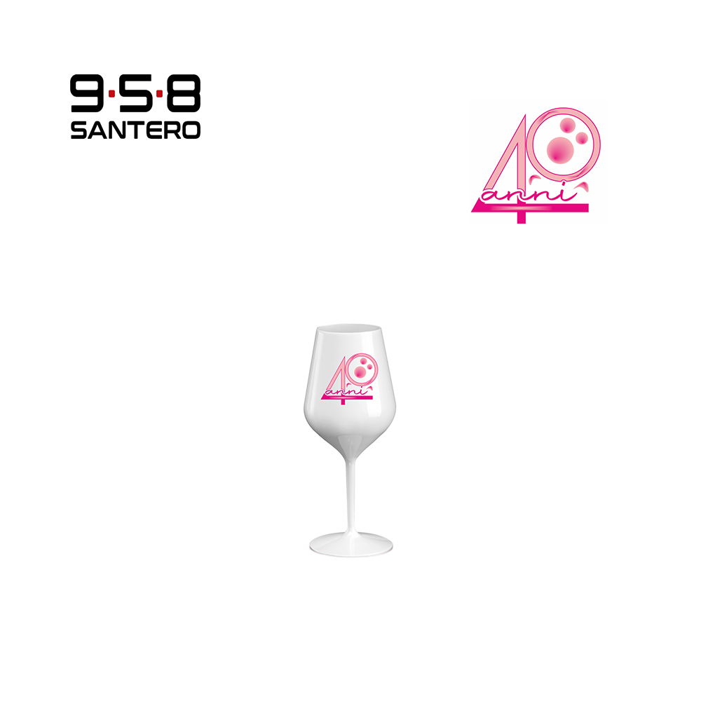 CALICE WINE COCKTAIL ABS BIANCO 470 CC NUMERI ROSA CALICE WINE COCKTAIL ABS BIANCO 470 CC NUMERI ROSA