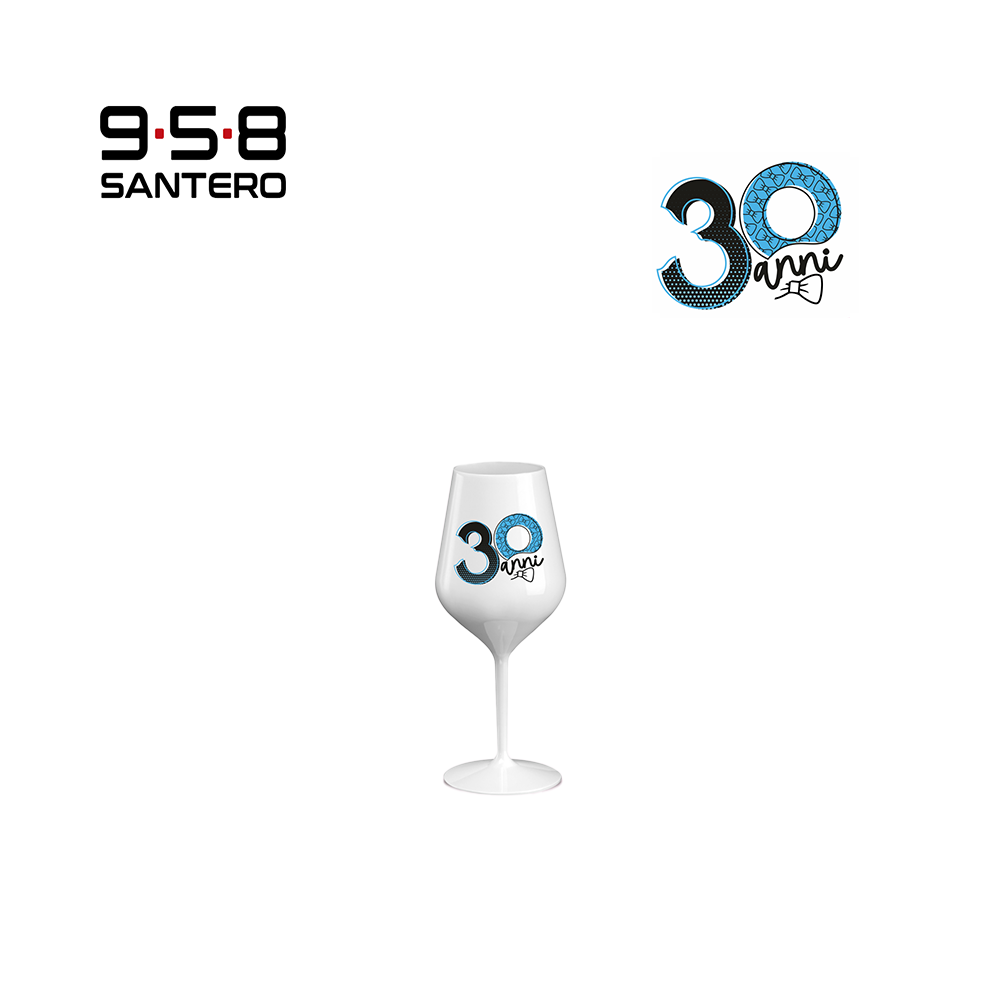 CALICE WINE COCKTAIL ABS BIANCO 470 CC NUMERI BLU