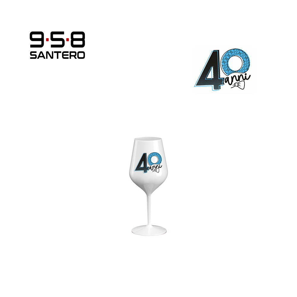 CALICE WINE COCKTAIL ABS BIANCO 470 CC NUMERI BLU CALICE WINE COCKTAIL ABS BIANCO 470 CC NUMERI BLU