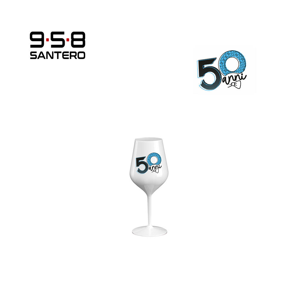 CALICE WINE COCKTAIL ABS BIANCO 470 CC NUMERI BLU