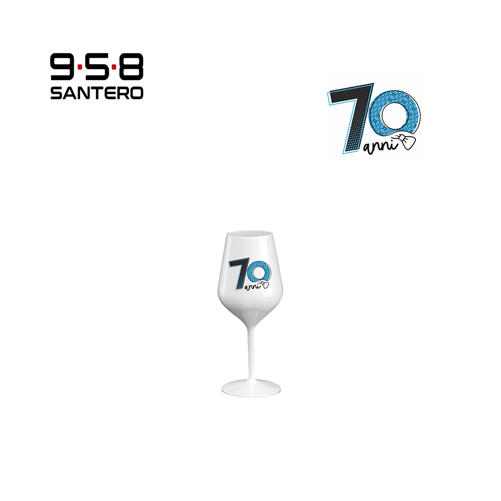CALICE WINE COCKTAIL ABS BIANCO 470 CC NUMERI BLU