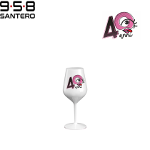 CALICE WINE COCKTAIL ABS BIANCO 470 CC NUMERI FUXIA
